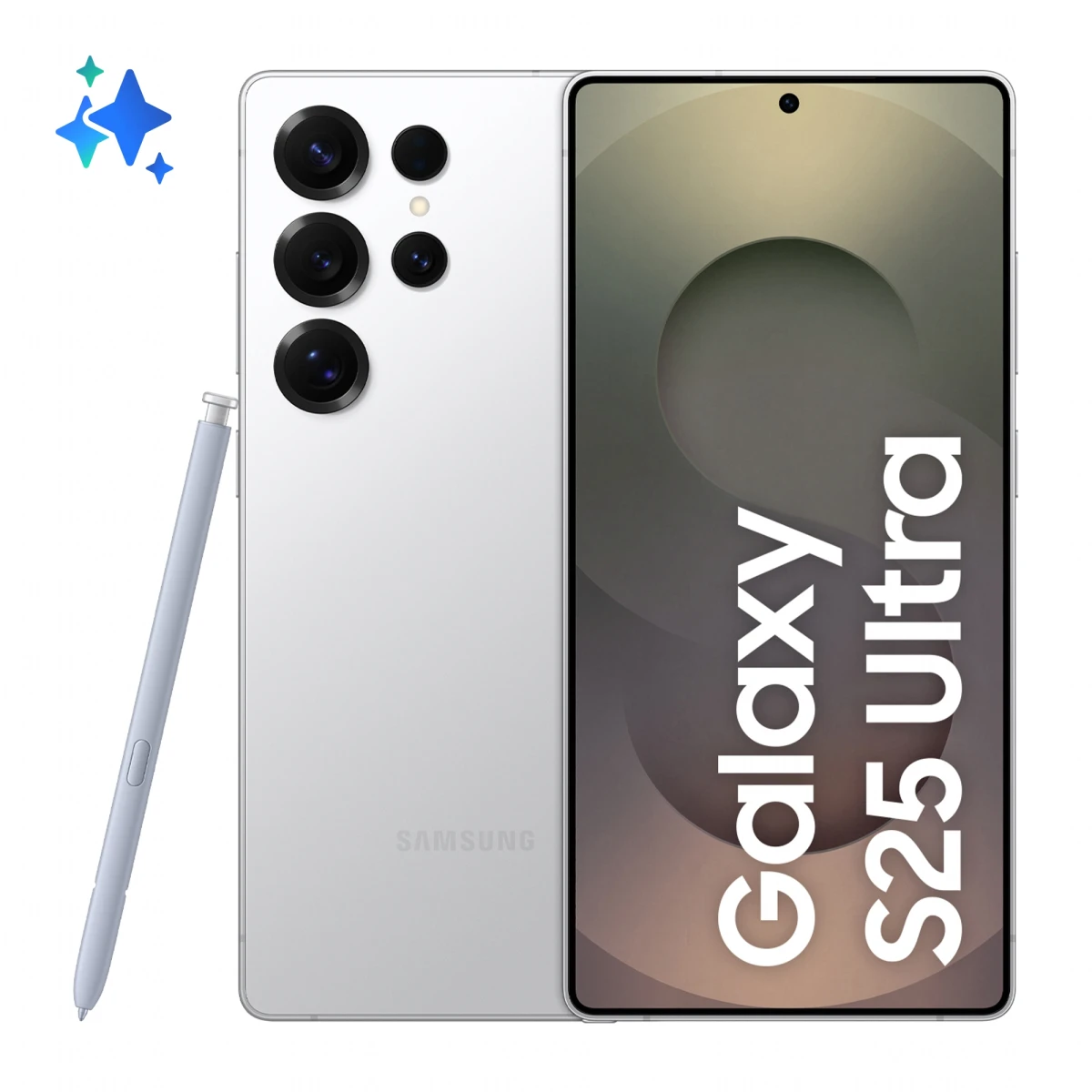 Teléfono Móvil SAMSUNG GALAXY S25 ULTRA 12+256GB TITANIUM SILVER  GALAXY S25 ULTRA TITANIUM SILVER / 12+256GB