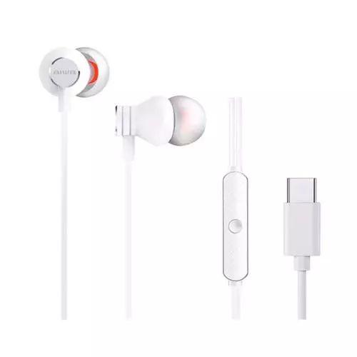 Auricular AIWA ESTM-50USB-C/WT  INTRAUDITIVO USB-C   COLOR BLANCO MICROFONO INTE