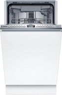 Lavavajillas Integración 45cm BOSCH SPV4EMX17E Serie 4 Clase B 10 cubiertos 6 programas Inox